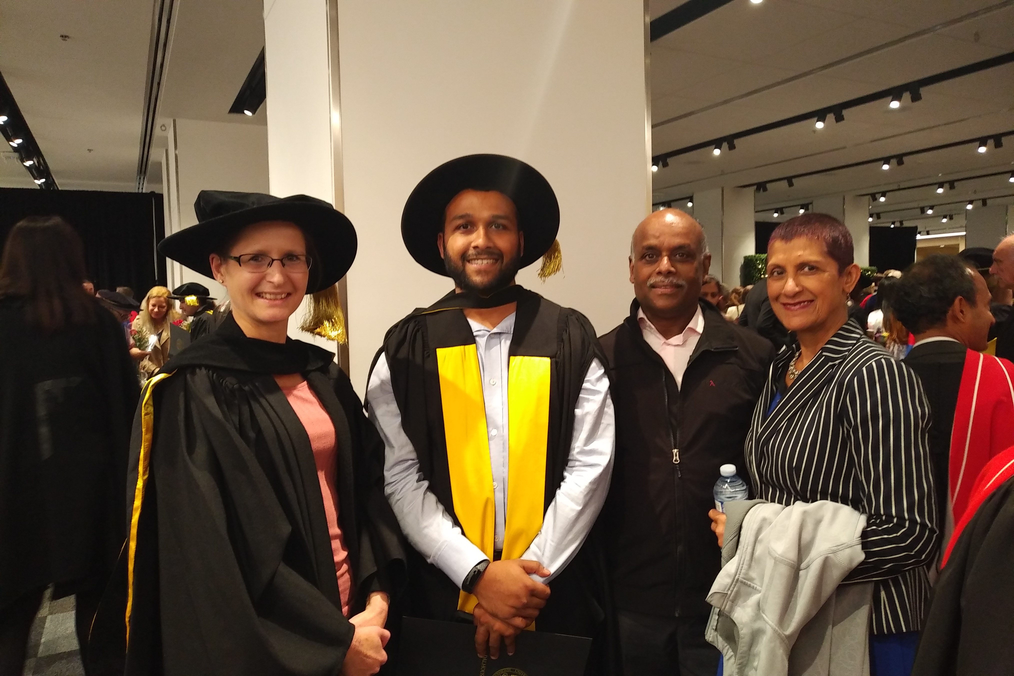 We celebrated Dr. D’Souza’s achievements at the Dalhousie University fall convocation